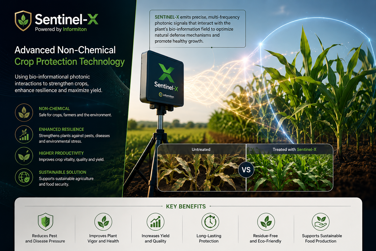 Sentinel-X — Advanced Non-Chemical Crop Protection Technology